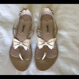 Miu Miu Bow Sandal
